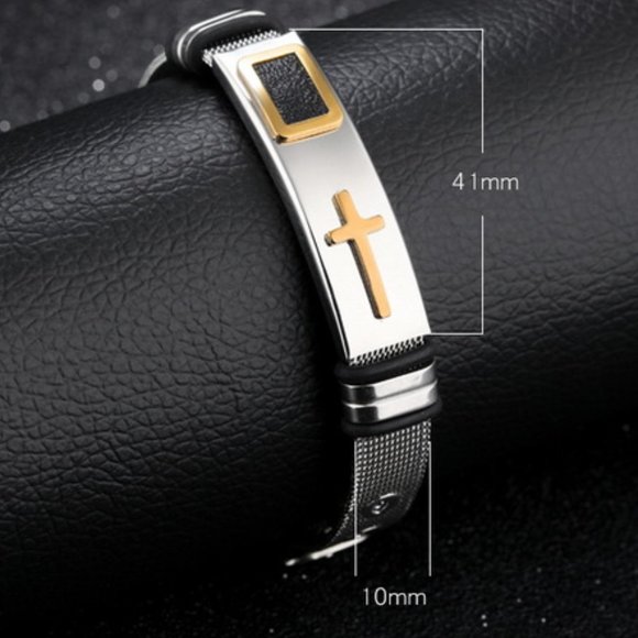 men cross bracelet - Picture 3 of 3